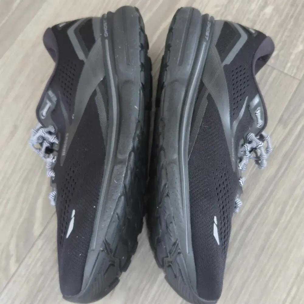 Brooks Ghost 15 Running Shoes Womens 11 D Black Neutral 1203801B020